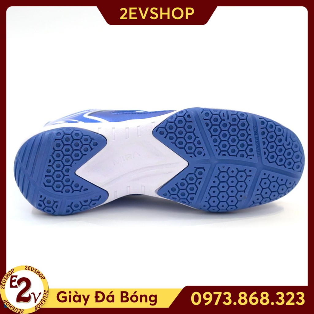 Giày cầu lông Mira Legend Xanh Dương, giày thể thao nam chuyên nghiệp cao cấp - 2EVSHOP