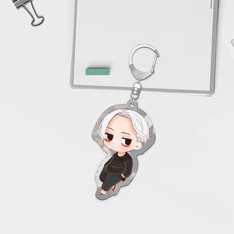 Móc Khóa Nhựa Acrylic Họa Tiết Nhân Vật Phim Hoạt Hình Tokyo Ghoul Dễ Thương