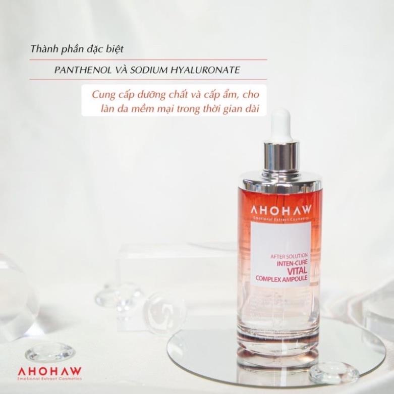 Serum Vital Ahohaw dưỡng trắng da, cấp ẩm cho làn da mềm mại Inten- Cure Vital Complex Ampoule 150ml