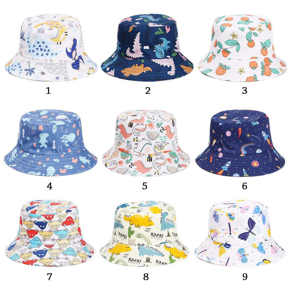 YVE Mũ Tai Bèo Chống Nắng Họa Tiết Động Vật Trái Cây Phong Cách Hàn Quốc Cho Bé