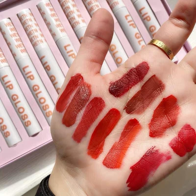 (CHÍNH HÃNG)  SET 10 cây son kem WETN LIP GLOSS | BigBuy360 - bigbuy360.vn
