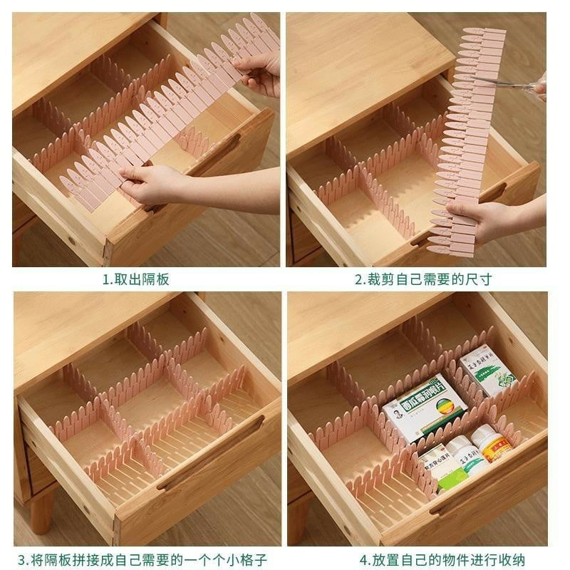 SET 4 CHIẾC THANH CHIA NGĂN KÉO