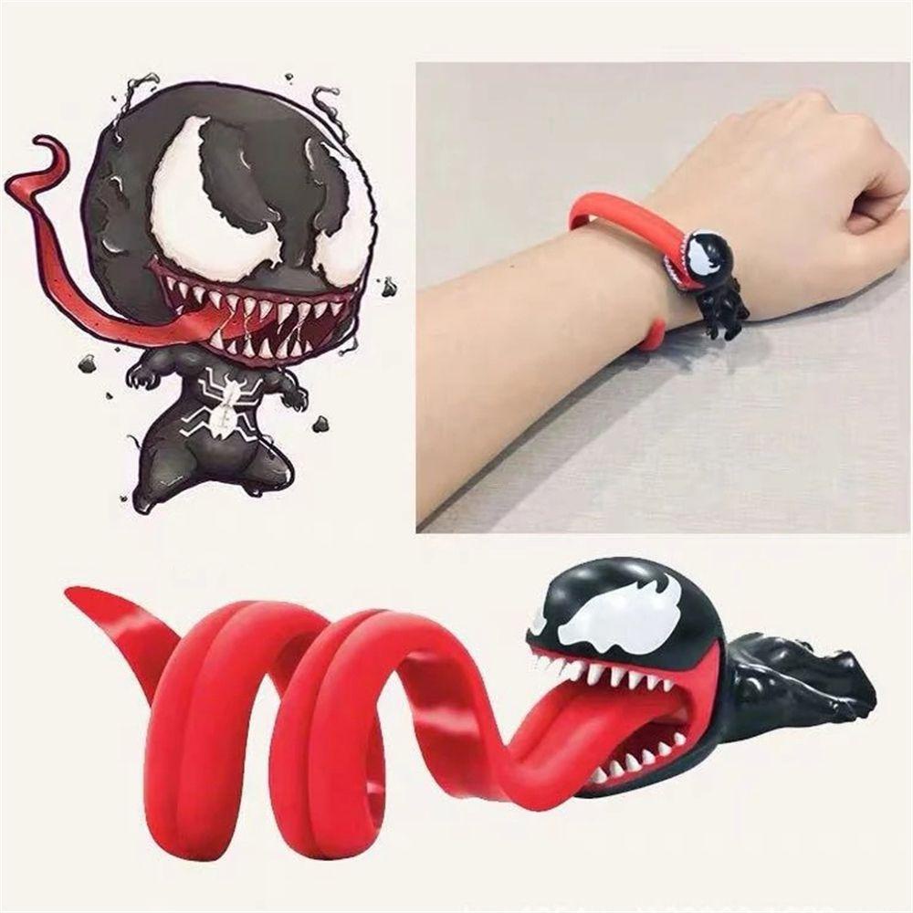 Giá Đỡ Cáp Dữ Liệu USB Đồ Chơi Mô Hình Nhân Vật Venom Bằng PVC Đặc Biệt