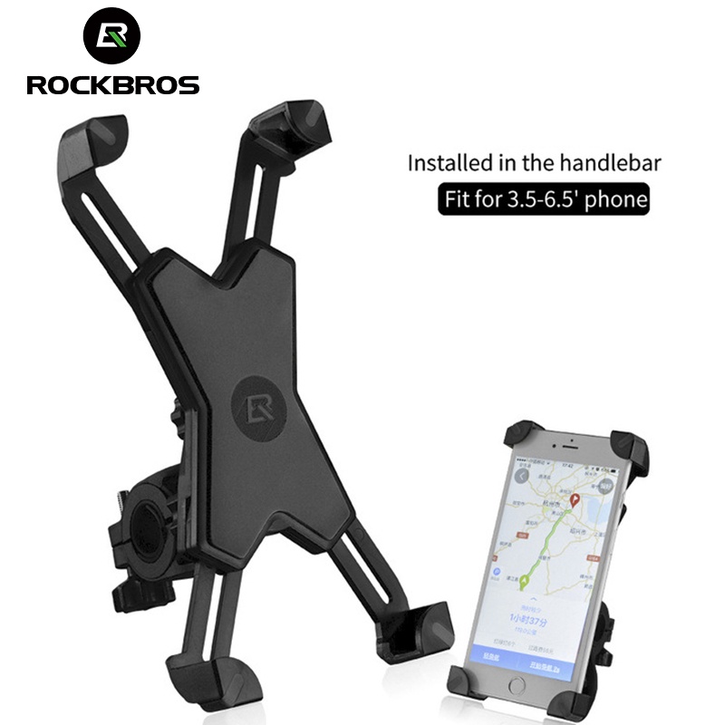 Giá Đỡ Điện Thoại Trên Xe Đạp Rockbros 3.5''-6.5'' 360 ° Giá Đỡ Điện Thoại Gắn Ghi Đông Xe Đạp Tiện Dụng