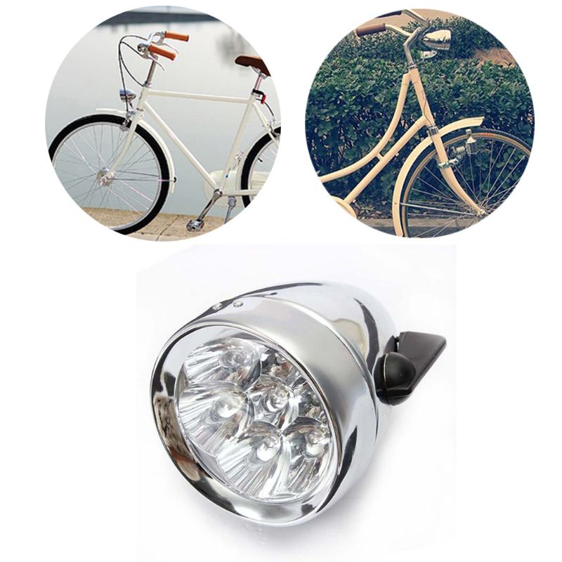 Đèn Pha Xe Đạp 7 Bóng Led Thiết Kế Cổ Điển Thời Trang