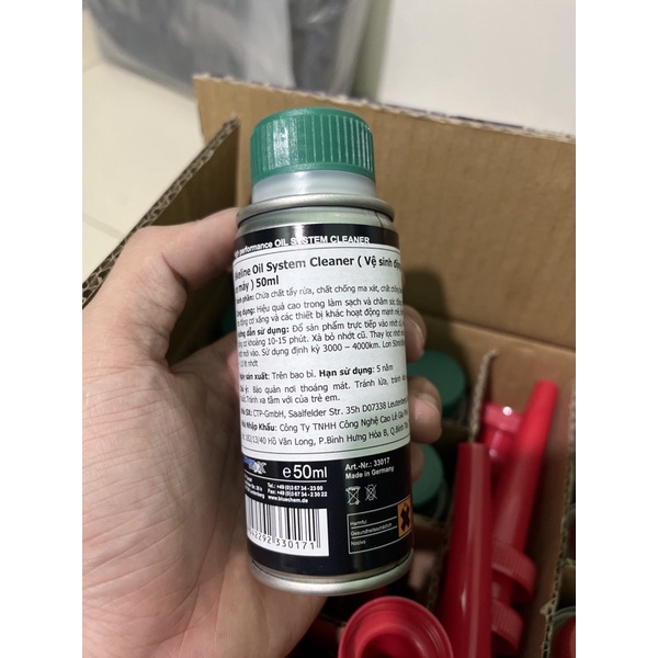 Bluechem Fuel System Cleaner,Súc động cơ - Vệ sinh hê thống xăng 50ml- Made in Germany