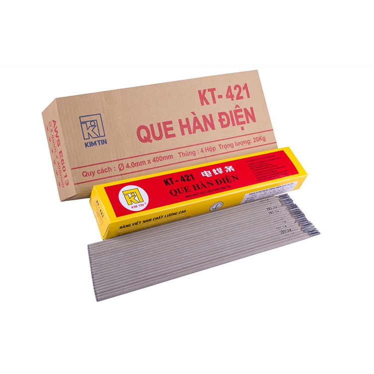 Que hàn điện Kim Tín 2.5ly Việt Nam hộp 2.5kg