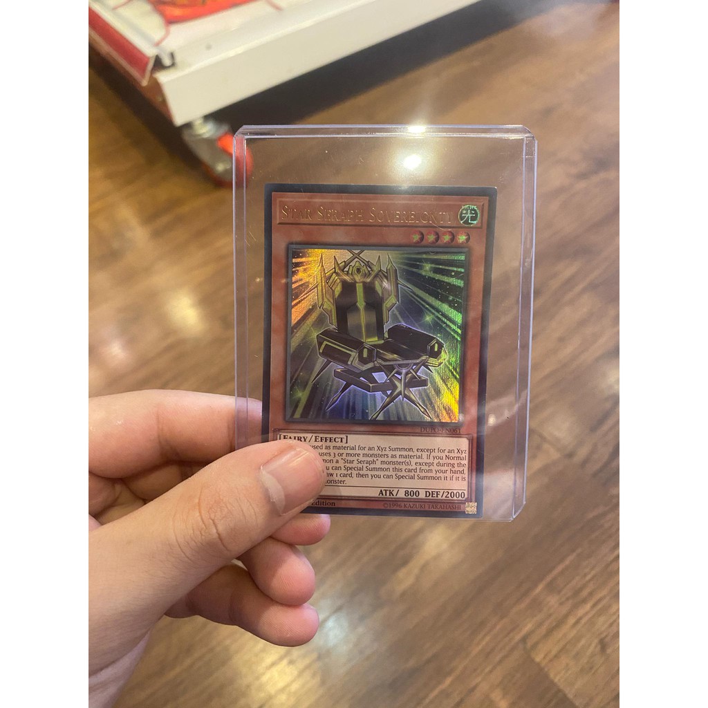 Lá bài thẻ bài Yugioh Star Seraph Sovereignty – Ultra Rare - Tặng bọc bài nhựa bảo quản