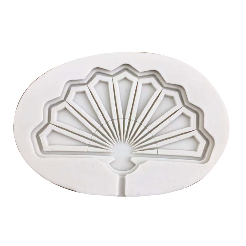 Khuôn Silicone Làm Bánh Hình Quạt Gấp Gọn Sáng Tạo