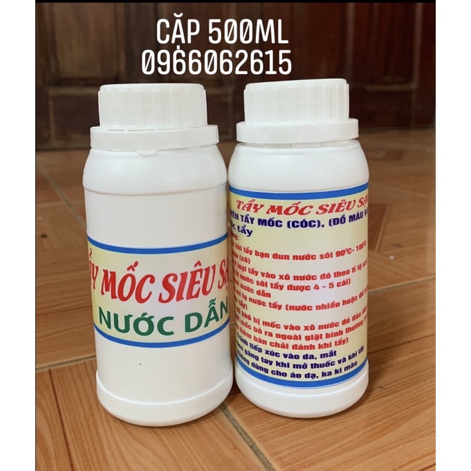 Nước Tẩy mốc Siêu Sạch(dùng cho cả đồ trắng và đồ màu)