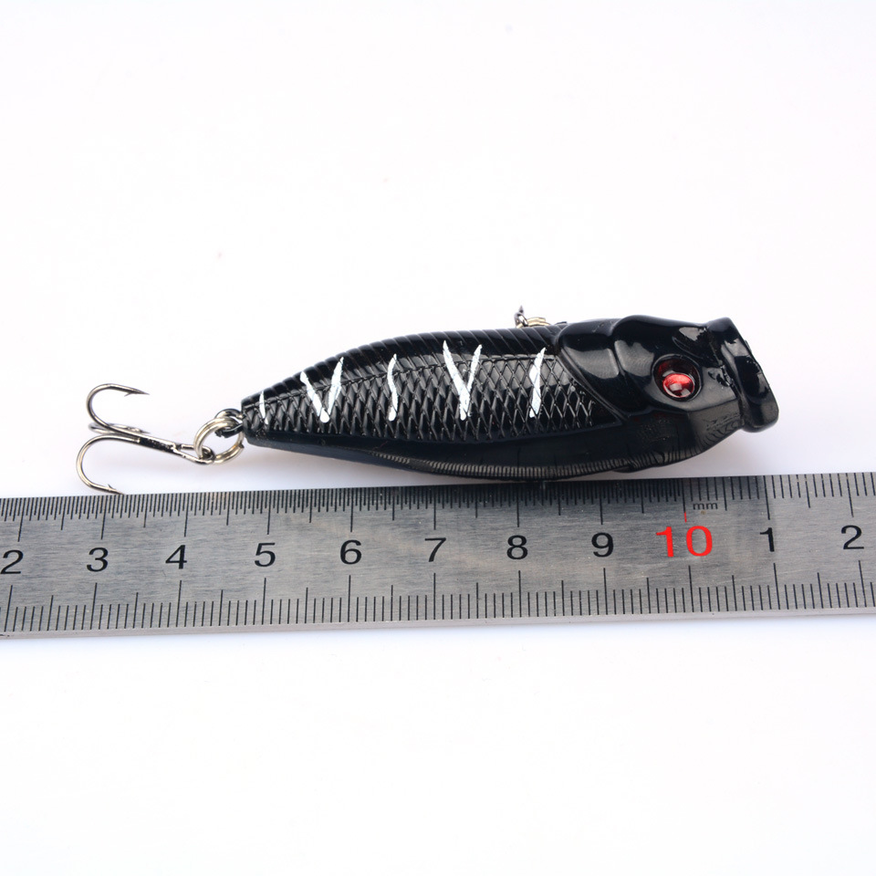 6.5cm / 8.3g Popper Dạ Quang Mồi Cứng Nhựa Nhân Tạo Nổi Bionic Mồi ✷ ❈ Mắt 6 Với Móc Tăng Cường Sắc Nét Wobbler Swimbait Mô Phỏng Mồi Câu Cá Biển Dụng Cụ Câu Cá Ngoài Trời