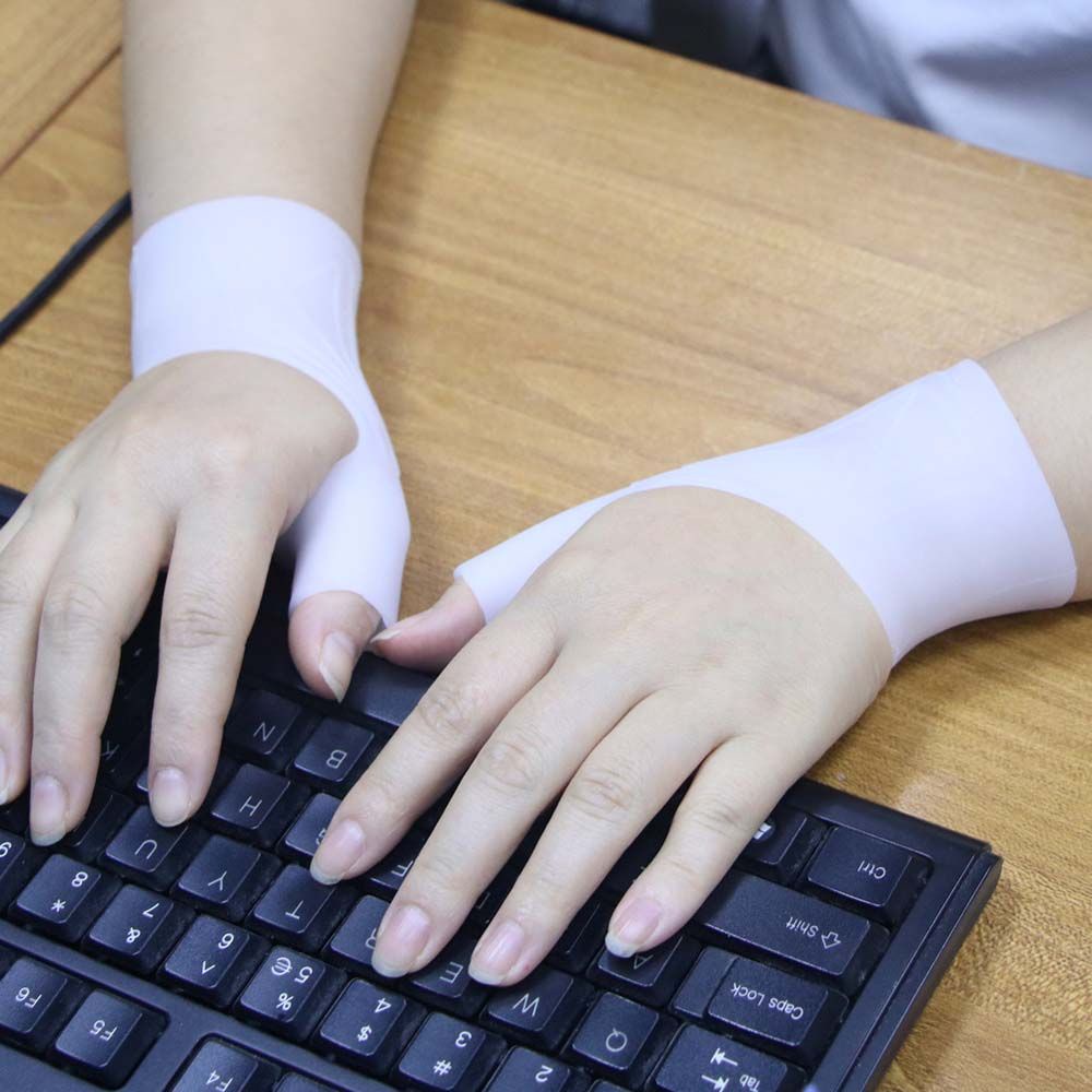Nép ngón tay cái bảo vệ cổ tay bằng silicon co giãn giảm đau gân khớp chăm sóc sức khỏe tiện lợi