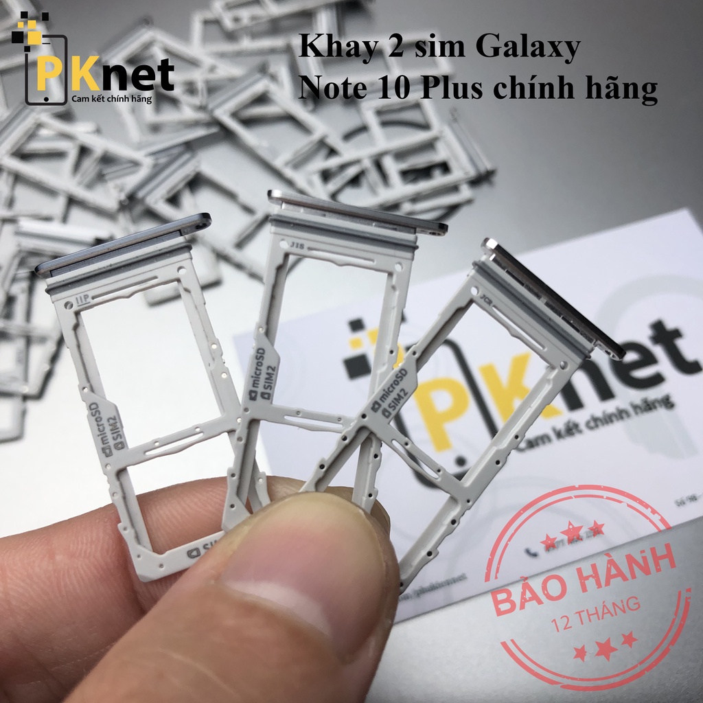 Khay sim Note 10 Plus dùng cho Samsung Glaxy Note 10 Plus[CHÍNH HÃNG, BẢN 2 SIM]