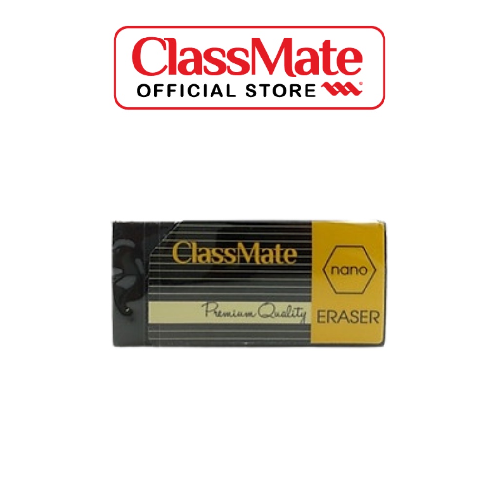 Gôm Tẩy Nano Premium Đen CLASSMATE Giúp Tẩy Sạch Vết Chì, Tiện Dụng, Không Gây Hại Cho Bé CL-ER807