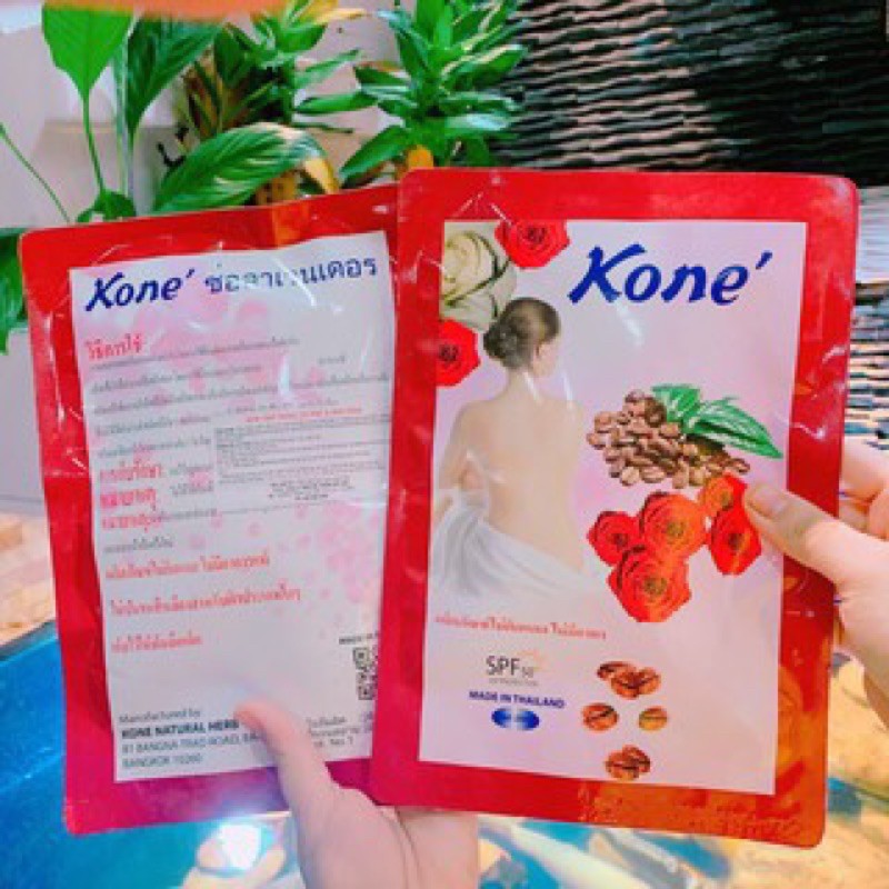 tắm dưỡng trắng kone’ hương hoa của thái lan