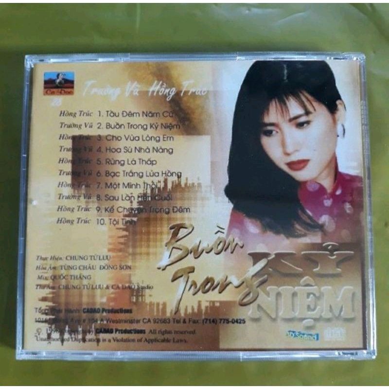 Bộ 3 cd Trường Vũ, Hồng Trúc phono