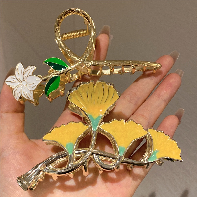 Kẹp Tóc Hình Lá Ginkgo Kiểu Mới 2022