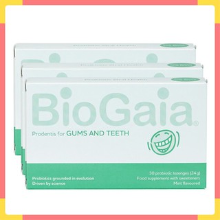 Combo 3 hộp viên ngậm men vi sinh nha khoa BioGaia ProDentis - Cân bằng khoang miệng, loại bỏ vi khuẩn, mảng bám