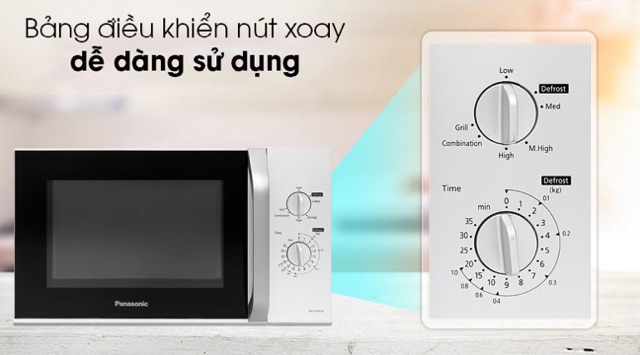 Lò vi sóng có nướng Panasonic PALM-NN-GM34JMYUE 25 lít (Miễn phí giao tại HCM-ngoài tỉnh liên hệ shop)