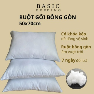 Combo 2 chiếc ruột gối bông gòn 50x70cm 1,6kg