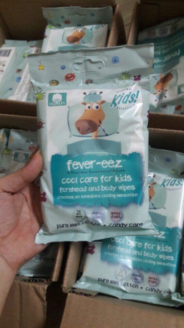 Giấy lau hạ sốt FEVER -EEZ dành cho bé