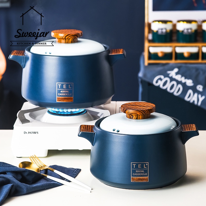 Nồi SWEEJAR bằng gốm có nắp đậy chất lượng cao