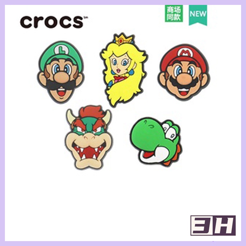 Nhân Vật Mario/Crocs jibbitz Chất Lượng Cao