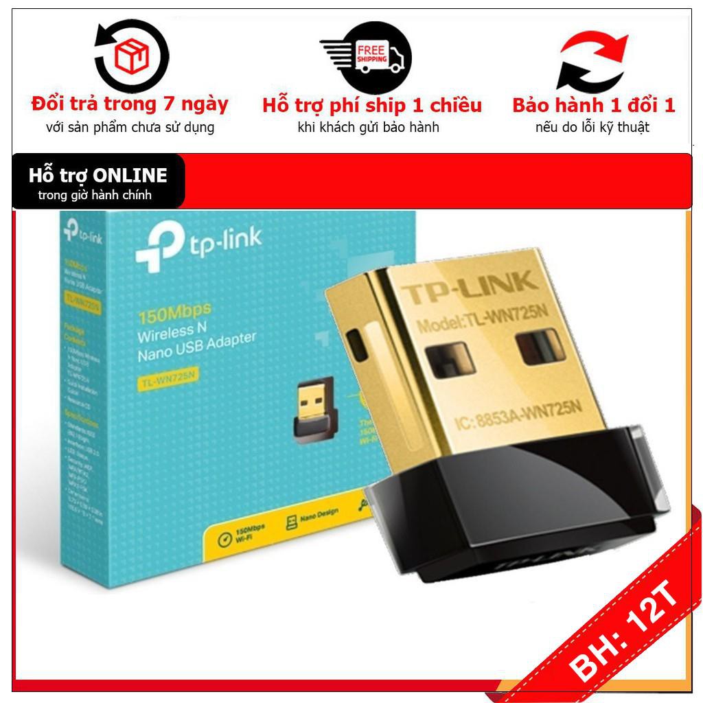 [BH12TH] 🎁 USB WIFI TP-LINK 725N USB Wireless , N 150Mbps TL-WN725N