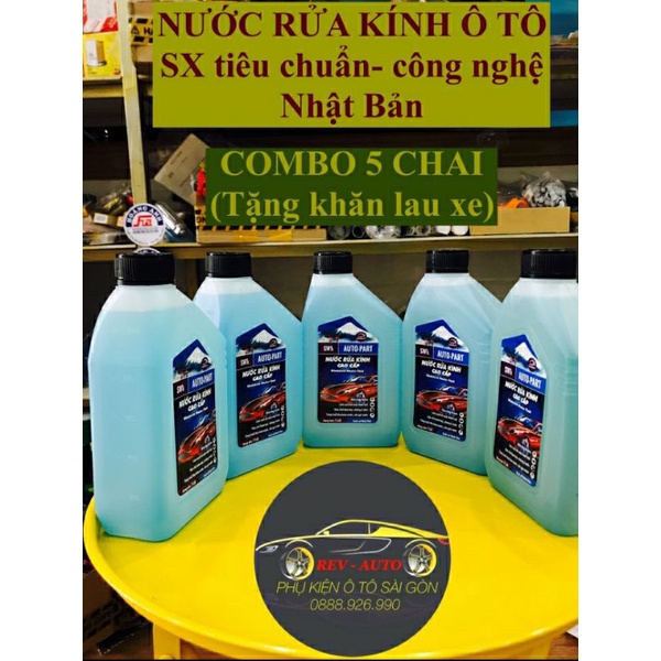 FOCAR- 2 Can nước rửa kính ô tô