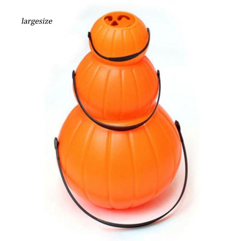 Đèn quả bí ngô, giỏ đựng kẹo trang trí Halloween