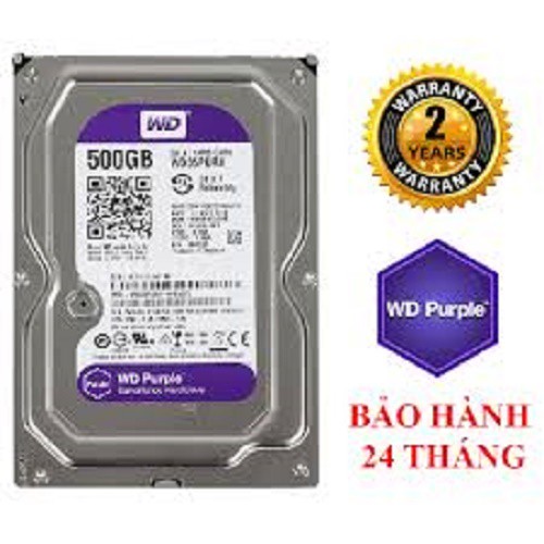 Ổ Cứng HDD Western PURLPE Tím 500GB Giá Tốt Nhất .