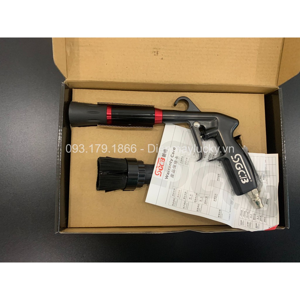 TORNADOR SÚNG VỆ SINH NỘI THẤT LÕI NHÔM SGCB - SGCB AIR PULSE CLEANING GUN FOR CAR WASHER