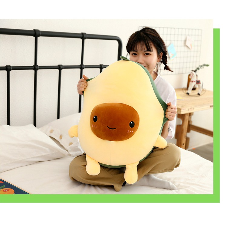 Mới Gối Ôm Hình Trái Bơ Nhồi Bông Bằng Cotton Dễ Thương Cho Bé 84224207