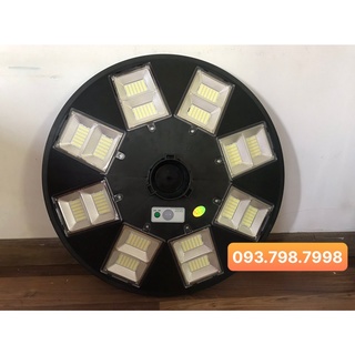 Đèn Năng Lượng Mặt Trời Sân Vườn,Công Viên UFO 500w (8 ô Kép 672 Chip Led) Siêu Sáng Chống Nước IP66. Đèn Dĩa Bay