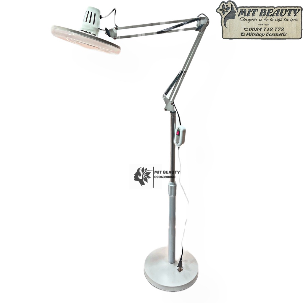 Đèn Led di động 3 màu trục khuỷu Cho Spa Nail Xoay 360 độ