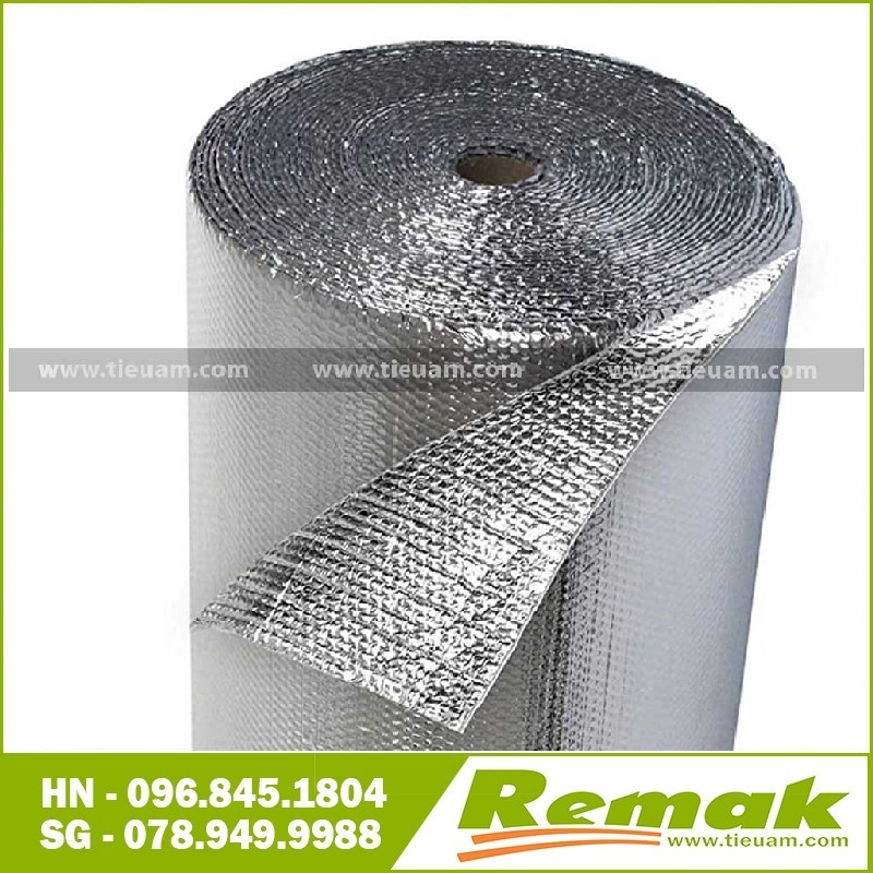 Tấm túi khí 2 mặt bạc, cách nhiệt chống nóng - Khổ rộng 1m55