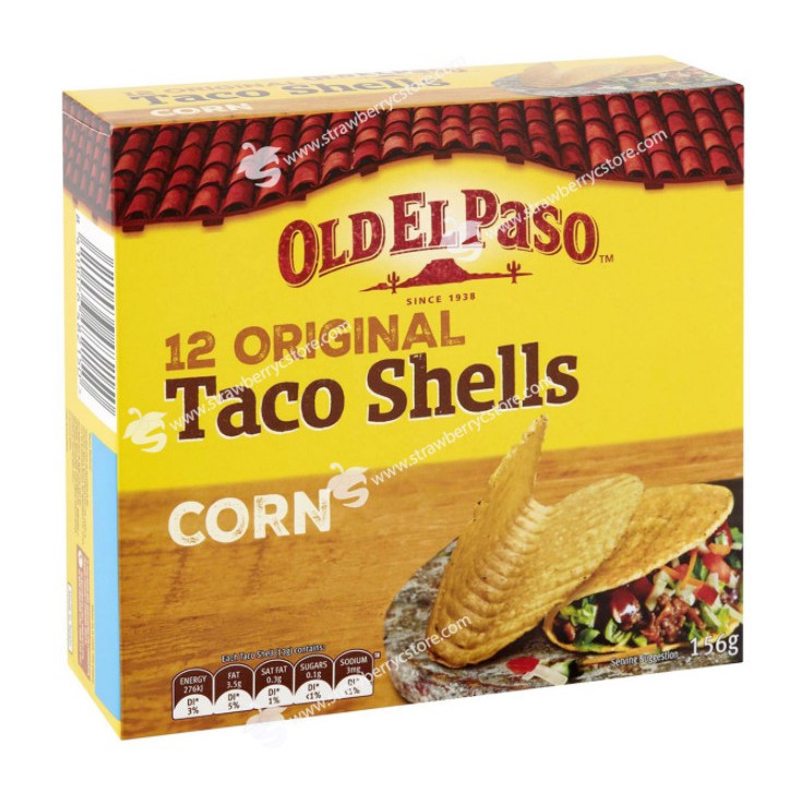 VỎ BÁNH Taco Shells Old El Paso Gluten Free Crunchy
