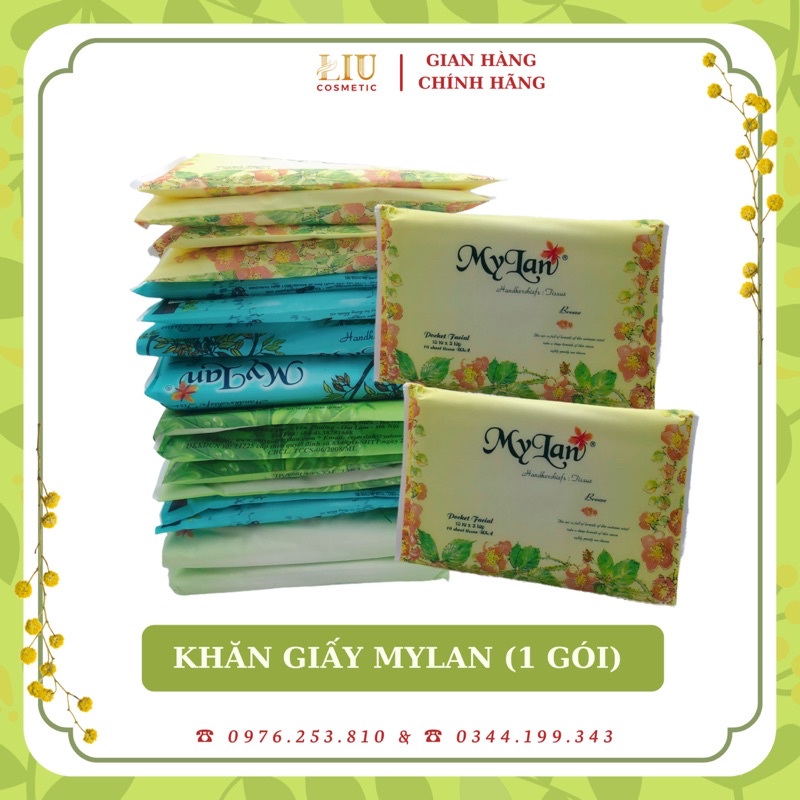 [Mã 267FMCGSALE giảm 8% đơn 500K] [RẺ VÔ ĐỊCH] 1 GOI KHĂN GIẤY ĂN BỎ TÚI MYLAN