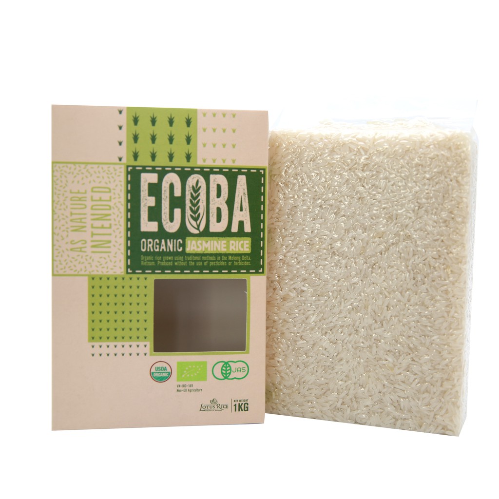 Gạo hữu cơ cao cấp/ECOBA Ngọc Mễ 1kg | BigBuy360 - bigbuy360.vn