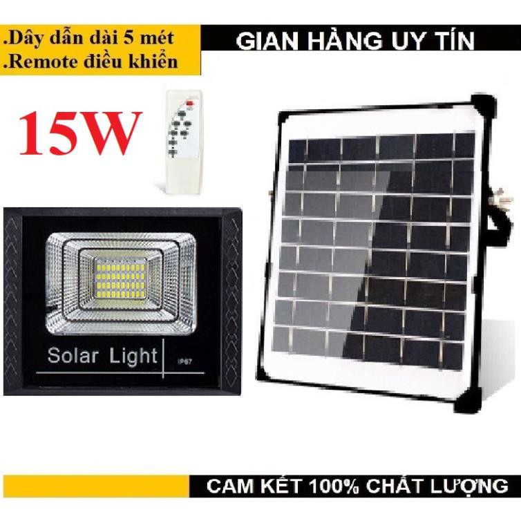 Đèn pha năng lượng mặt trời 15W