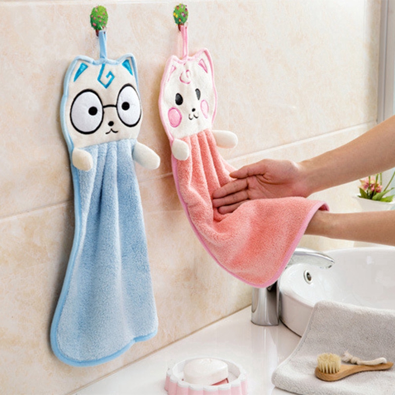 Khăn lau có dây treo dễ thương tiện dụng