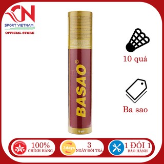 [Rẻ nhất shopee] Hộp cầu lông ba sao thi đấu ngoài trời hộp 10 quả