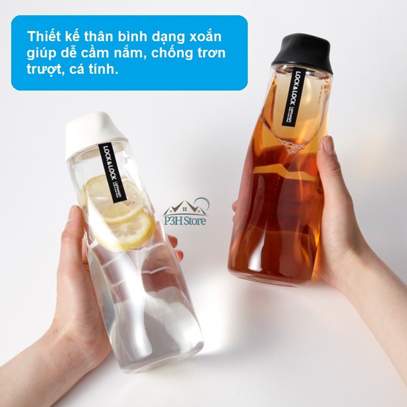 Bình đựng nước Lock&Lock nhựa PET dung tích 500/700ml an toàn thực phẩm HAP558 HAP559