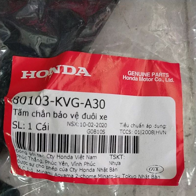 Cao su chắn bùn Honda AB Air Blade 110 FI 2009 2010