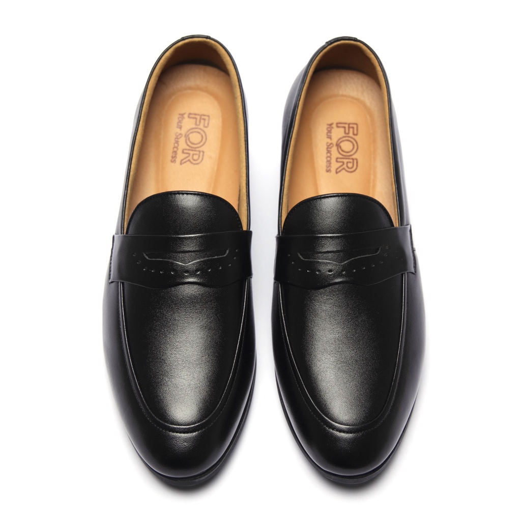 Giày lười nam đẹp FOR da bò với thiết kế cao cấp, chất liệu đế cao su siêu êm,lên dáng cực chuẩn tăng chiều cao DPLF02