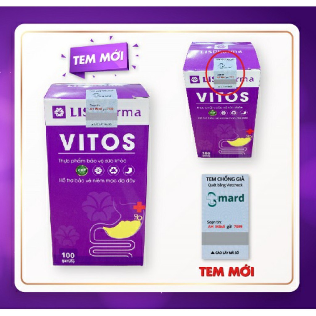 Dạ Dày Vitos Chính Hãng - Trào Ngược, Viêm Loét Dạ Dày | BigBuy360 - bigbuy360.vn