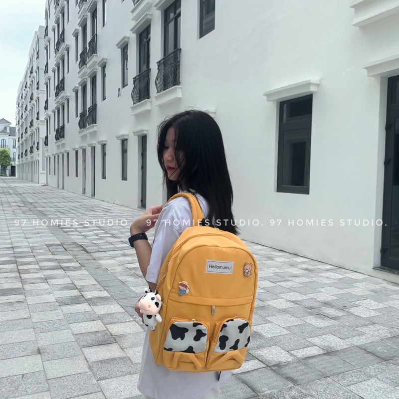 Balo ulzzang chống nước, thời trang nữ đi học, đi chơi ,dễ thương cute ,trẻ trung phong cách Hàn Quốc