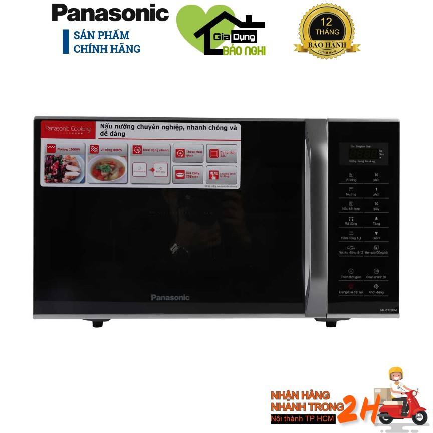 Lò Vi Sóng Panasonic NN-GT35HMYUE (800W) - Hàng Chính Hãng