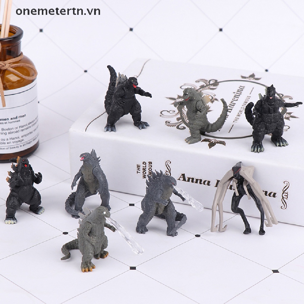 Set 8 Mô Hình Godzilla Vs Kong 5cm Chân Thật