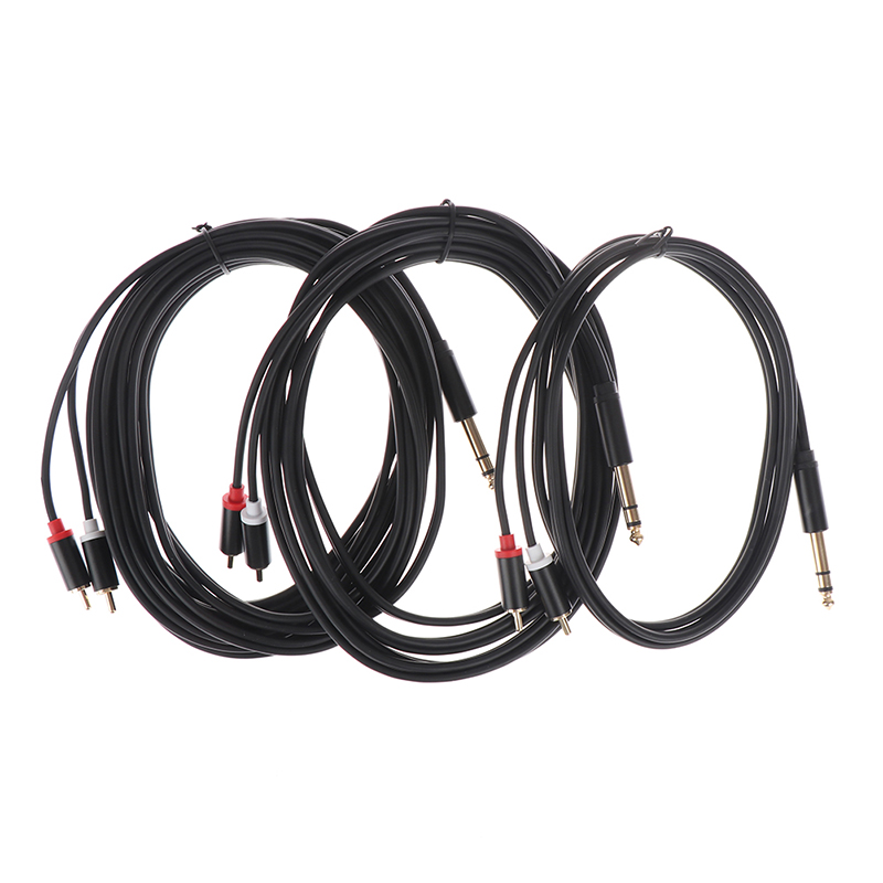 Cáp Chuyển Đổi Âm Thanh 6.35mm Sang 2rca Rca Male Mạ Vàng | BigBuy360 - bigbuy360.vn